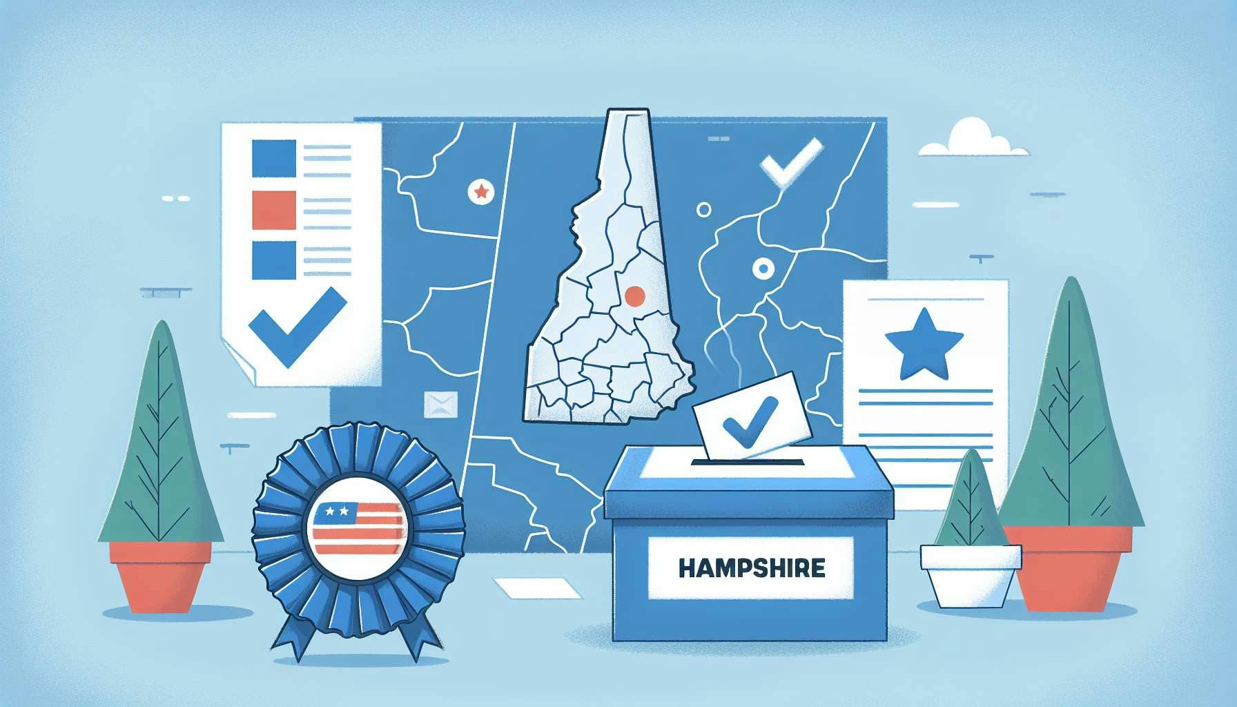 2024 New Hampshire Democratic presidential primary vote share Manifold