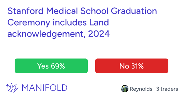 Stanford Medical School Graduation Ceremony includes Land